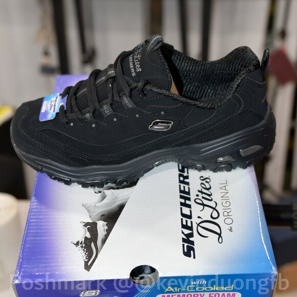 Skechers Women's D'Lites-Play on   Fashion Trainers - Picture 3 of 8
